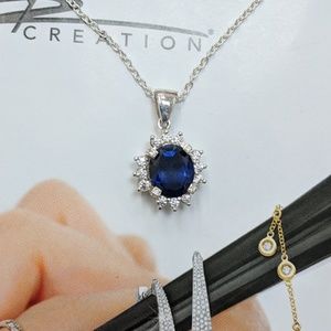 Sterling silver chain whit pendent